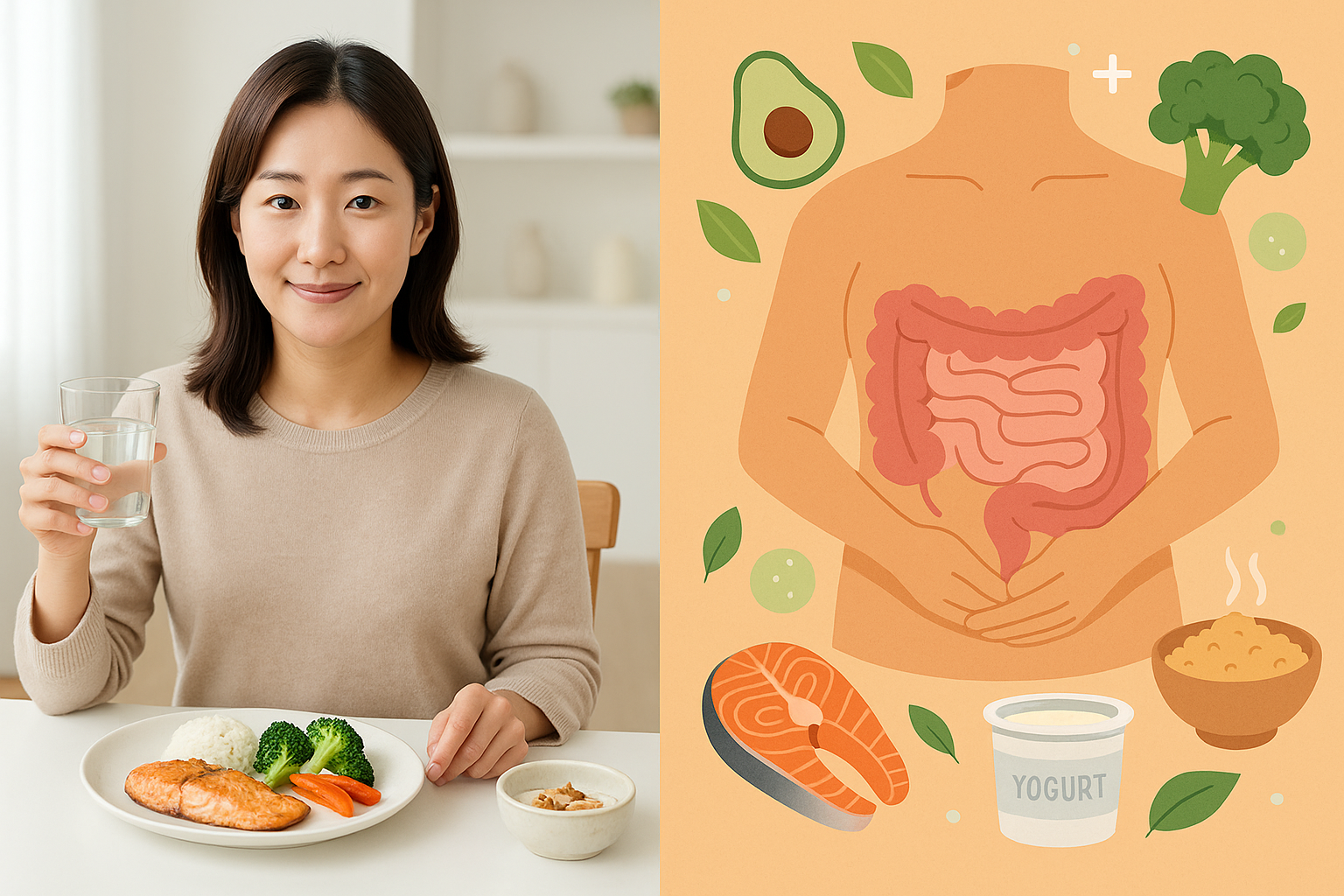 장 건강을 지키는 하루 식단 구성법