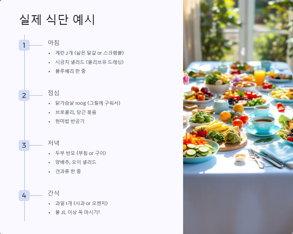 다이어트 식단 이렇게 짜면 2주 만에 변화가 보인다