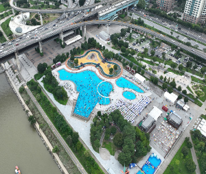 한강 수영장 야간 개장