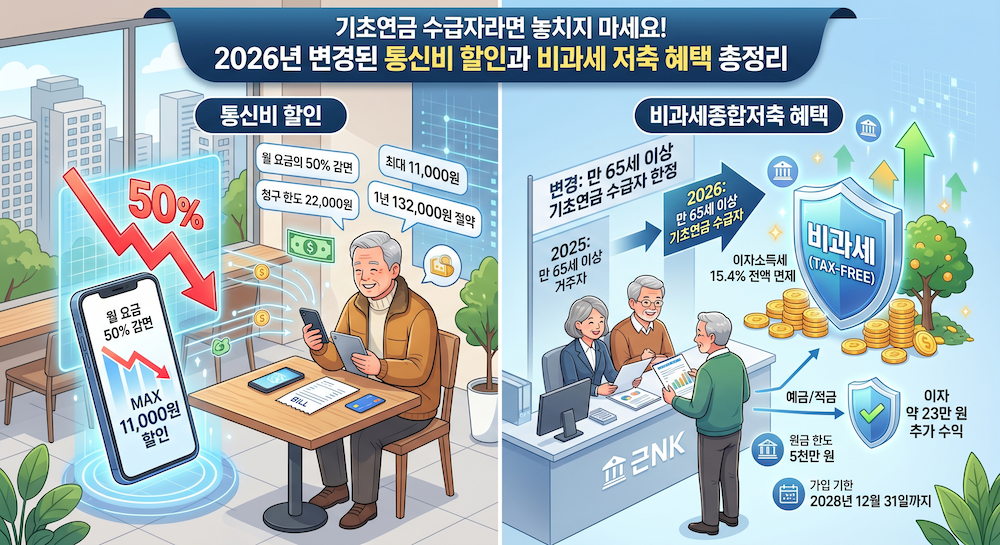기초연금 수급자라면 놓치지 마세요!
