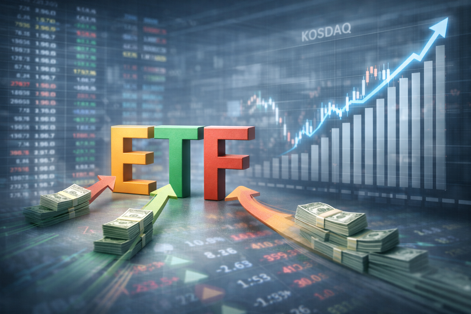 코스닥ETF, ETF자금유입, 패시브투자위험, 코스닥상승, 개인투자자, 주식투자, KODEX코스닥150, TIGERETF, 투자리스크