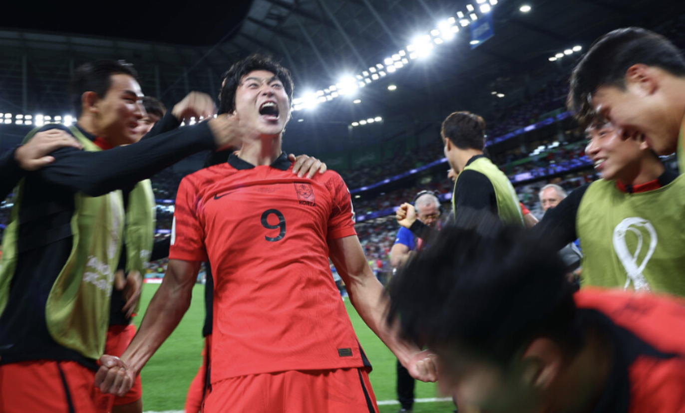 조규성 가나전 골 세레머니