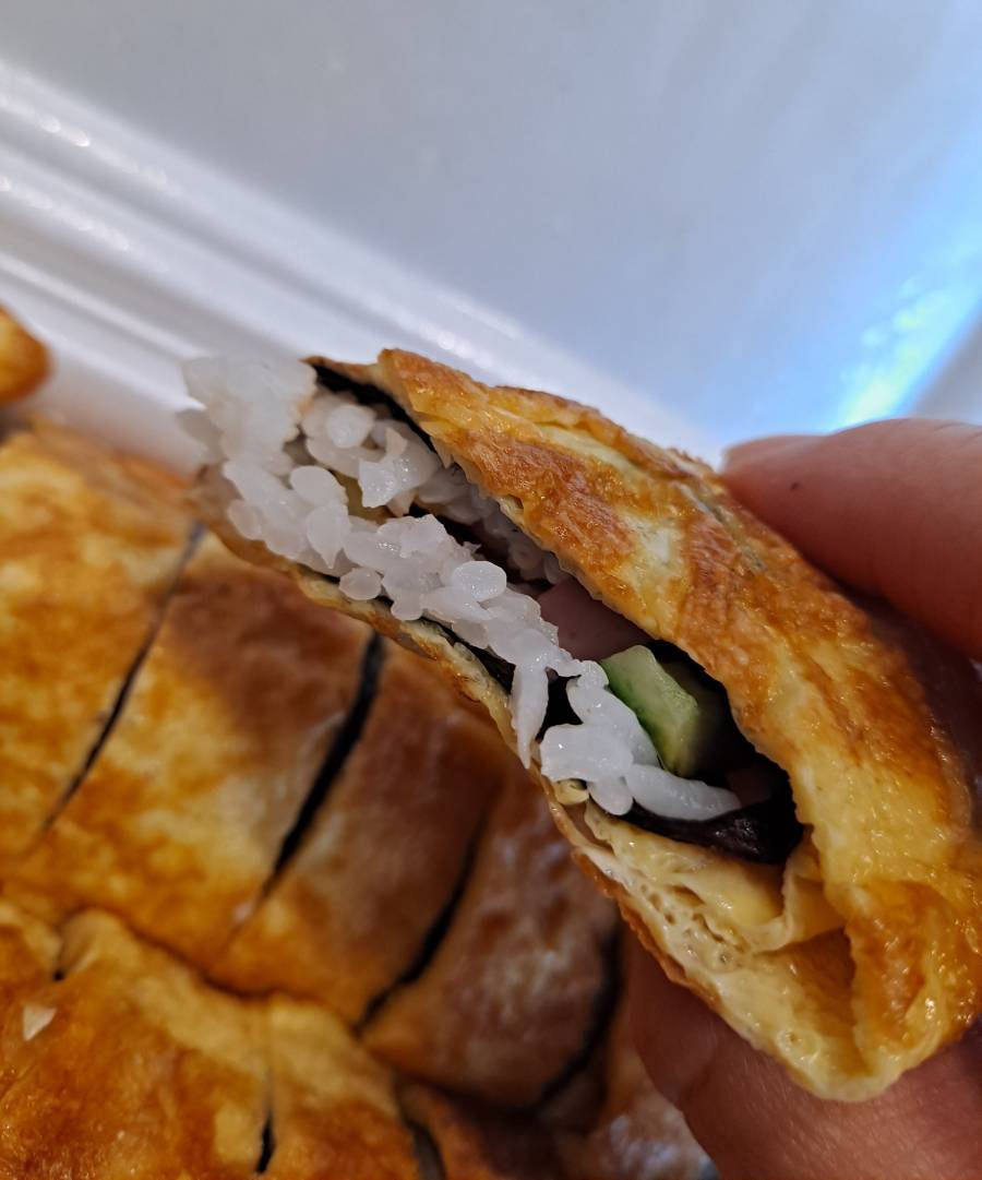 계란말이 김밥 비주얼