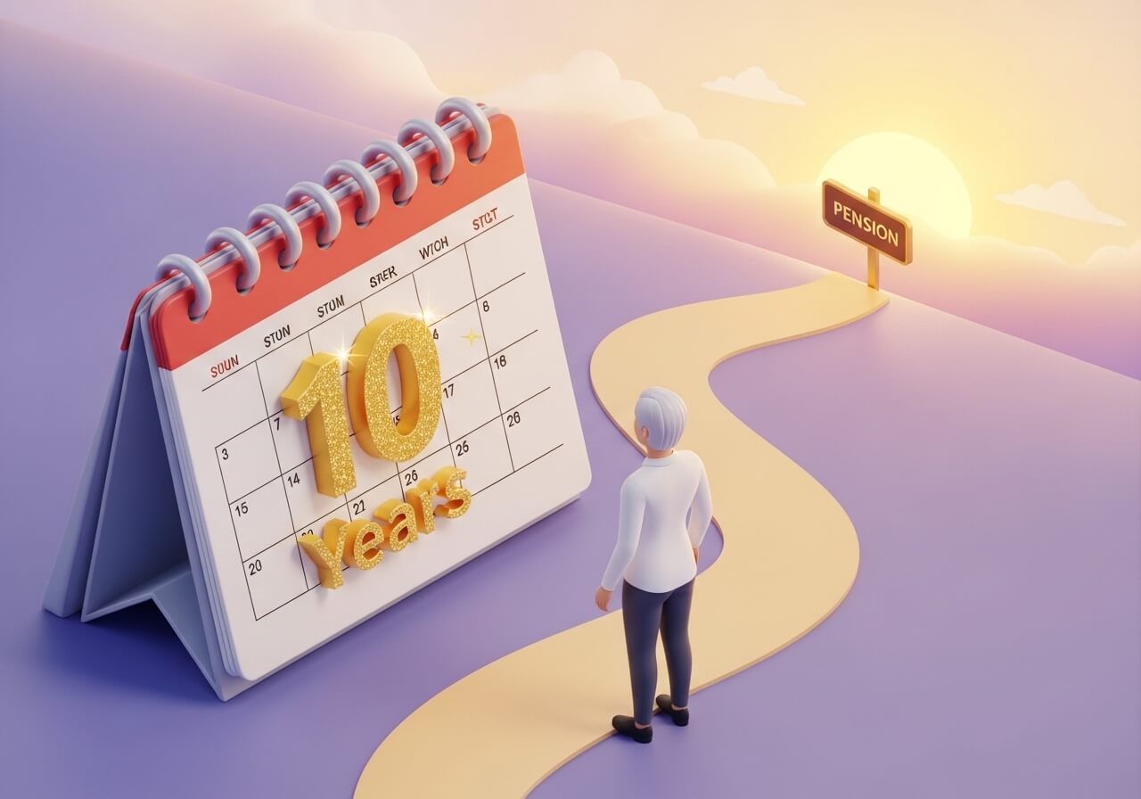 공무원 연금수령 10년