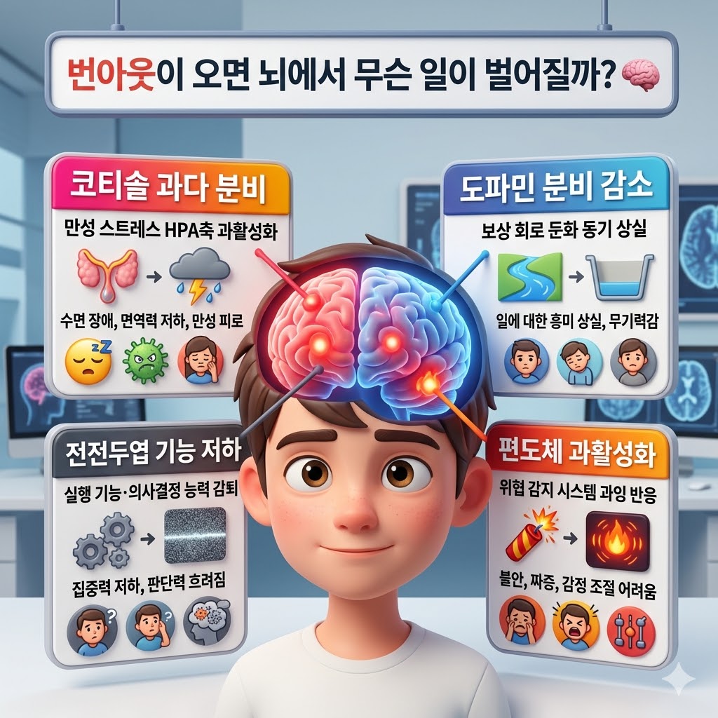 번아웃이 오면 뇌에서 무슨 일이 벌어질까?