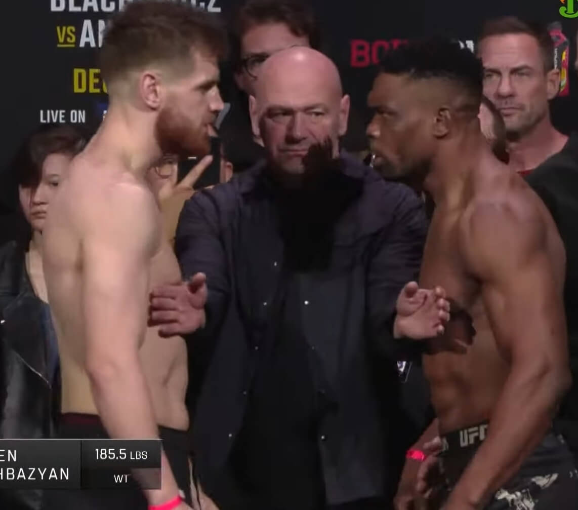 ufc 282 에드먼 샤바지안 vs 달차 룬기암불라