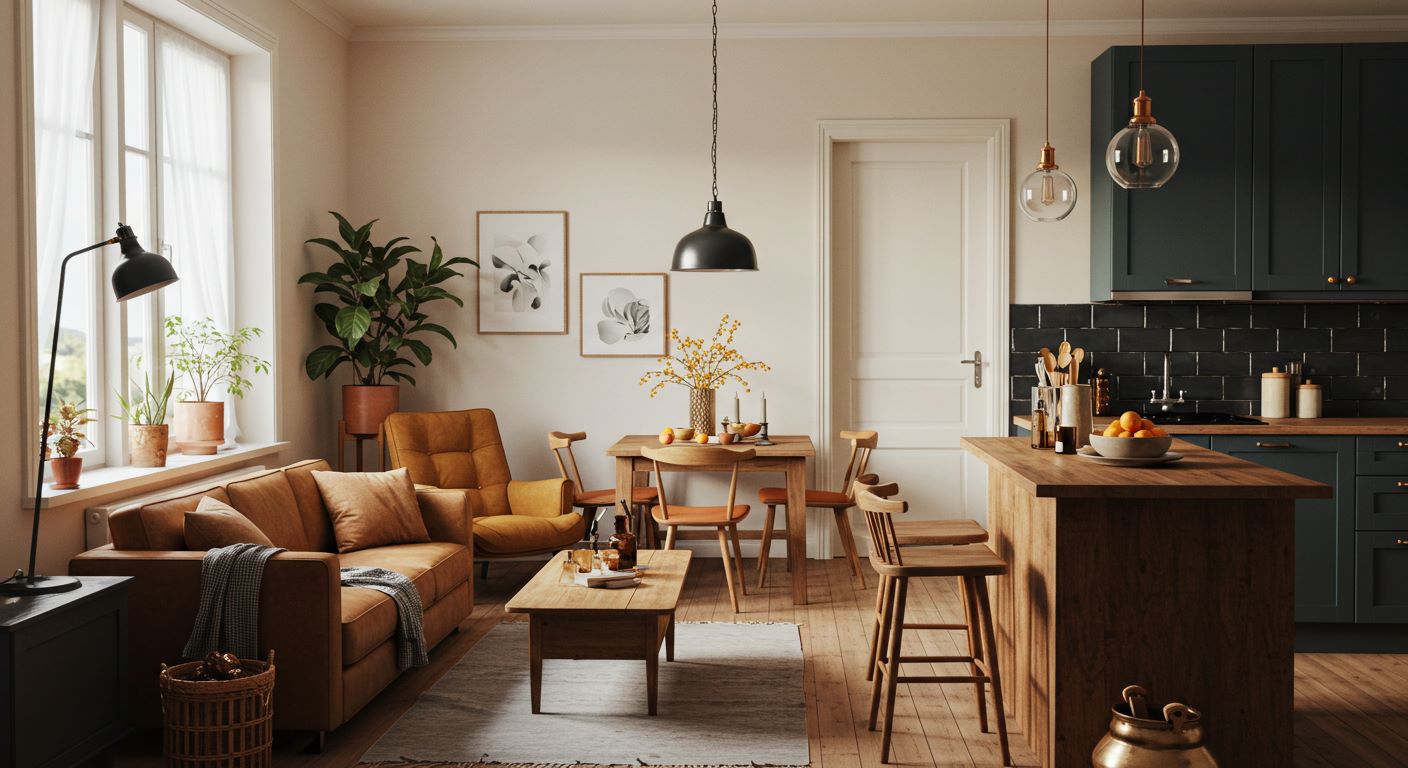 아름다운 아파트 실내 모습