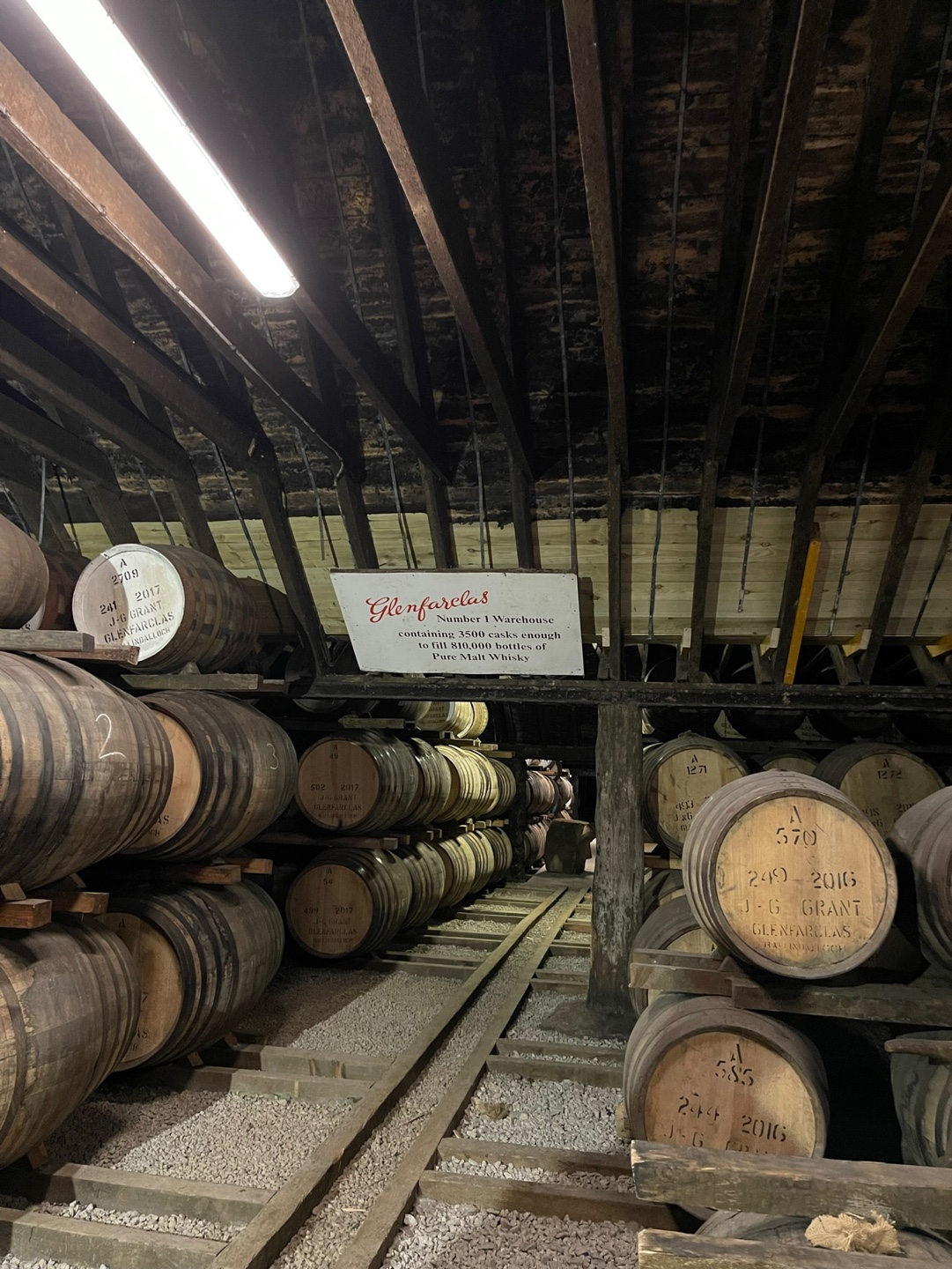 글렌파클라스 1번 숙성창고