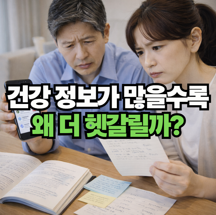 건강정보를 검토하는 시민