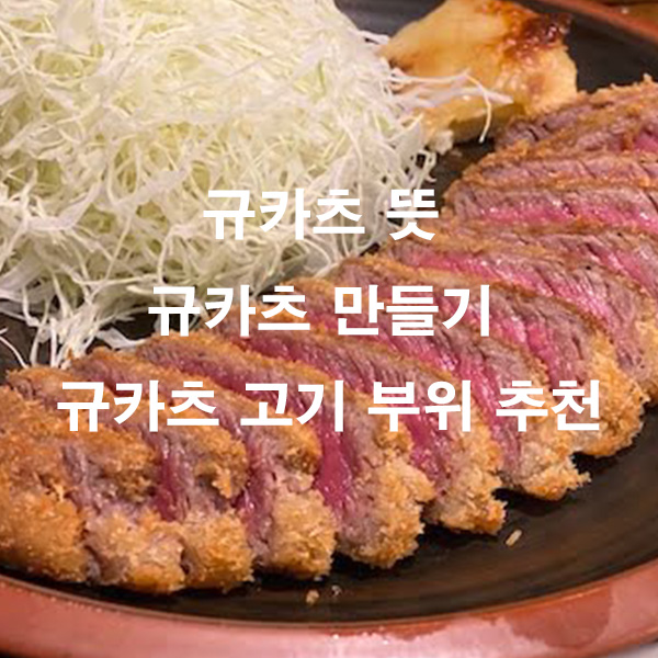 규카츠 뜻 규카츠 만들기 규카츠 고기 부위 추천