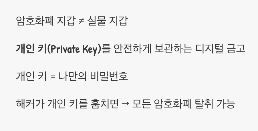 지갑의 정체, '개인 키'를 보관하는 금고
