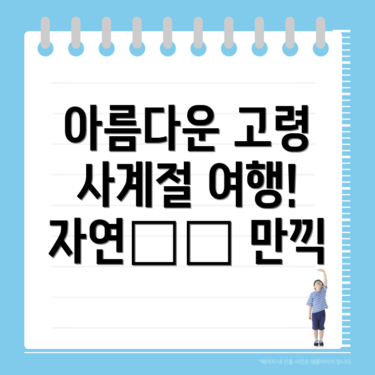 고령군 여행지 추천