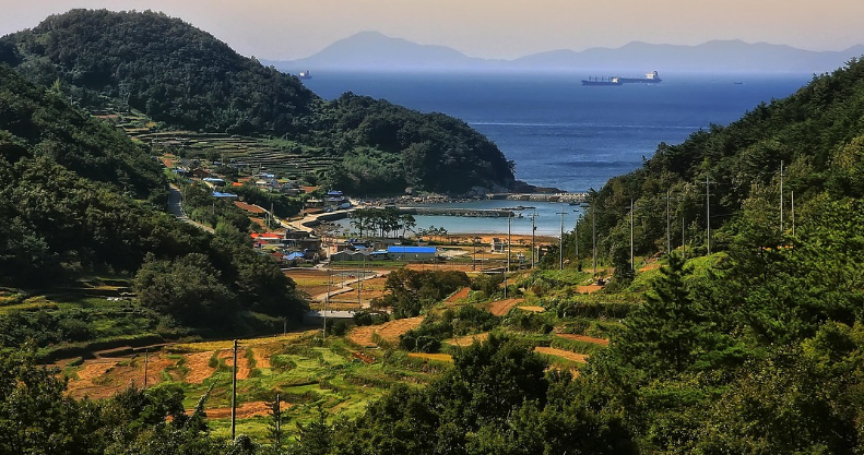 남해 다랭이논 사진