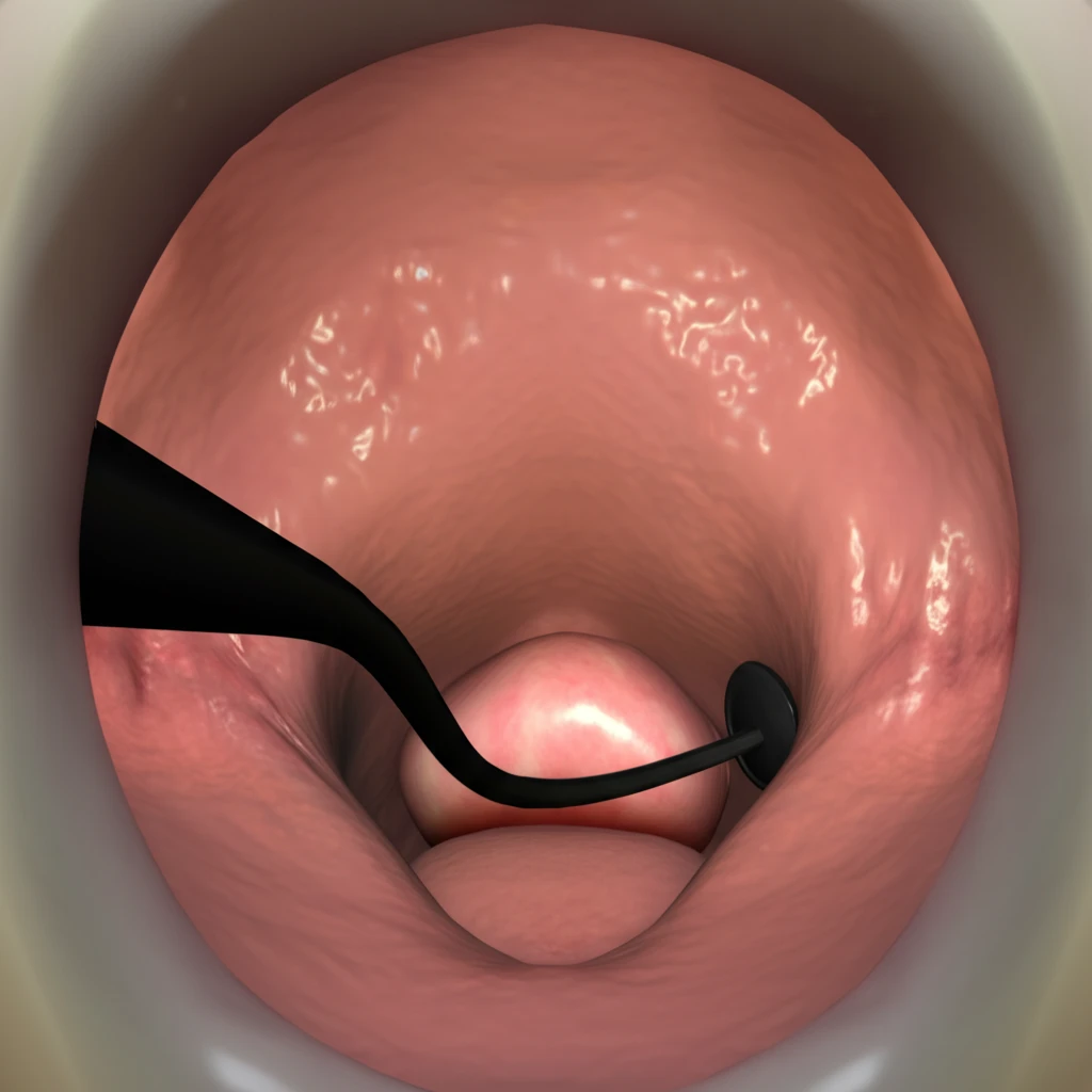 목 건강 적신호 후두내시경 검사로 미