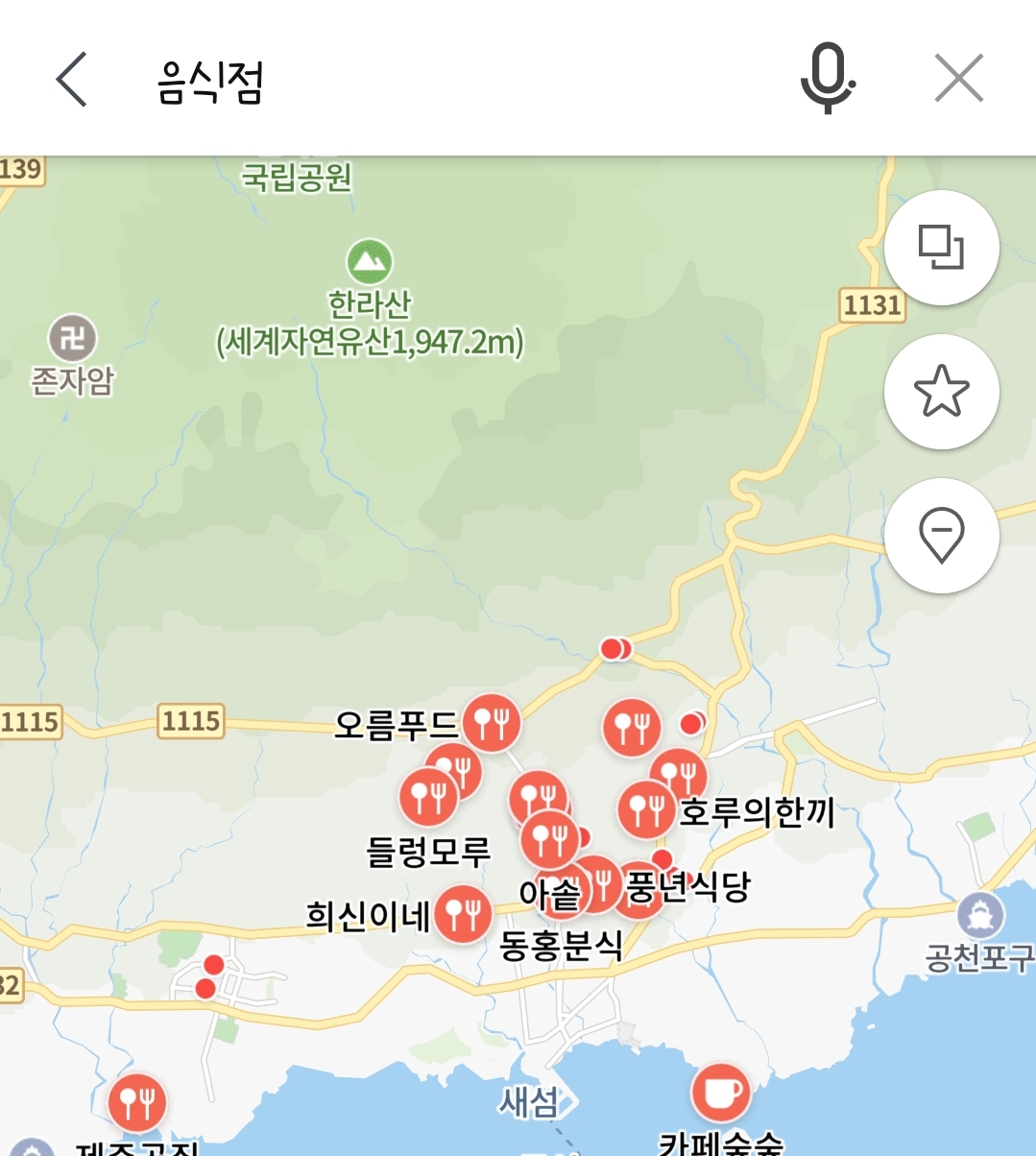 제주도 관광지 추천 가볼만한곳 검색하기 네이버지도