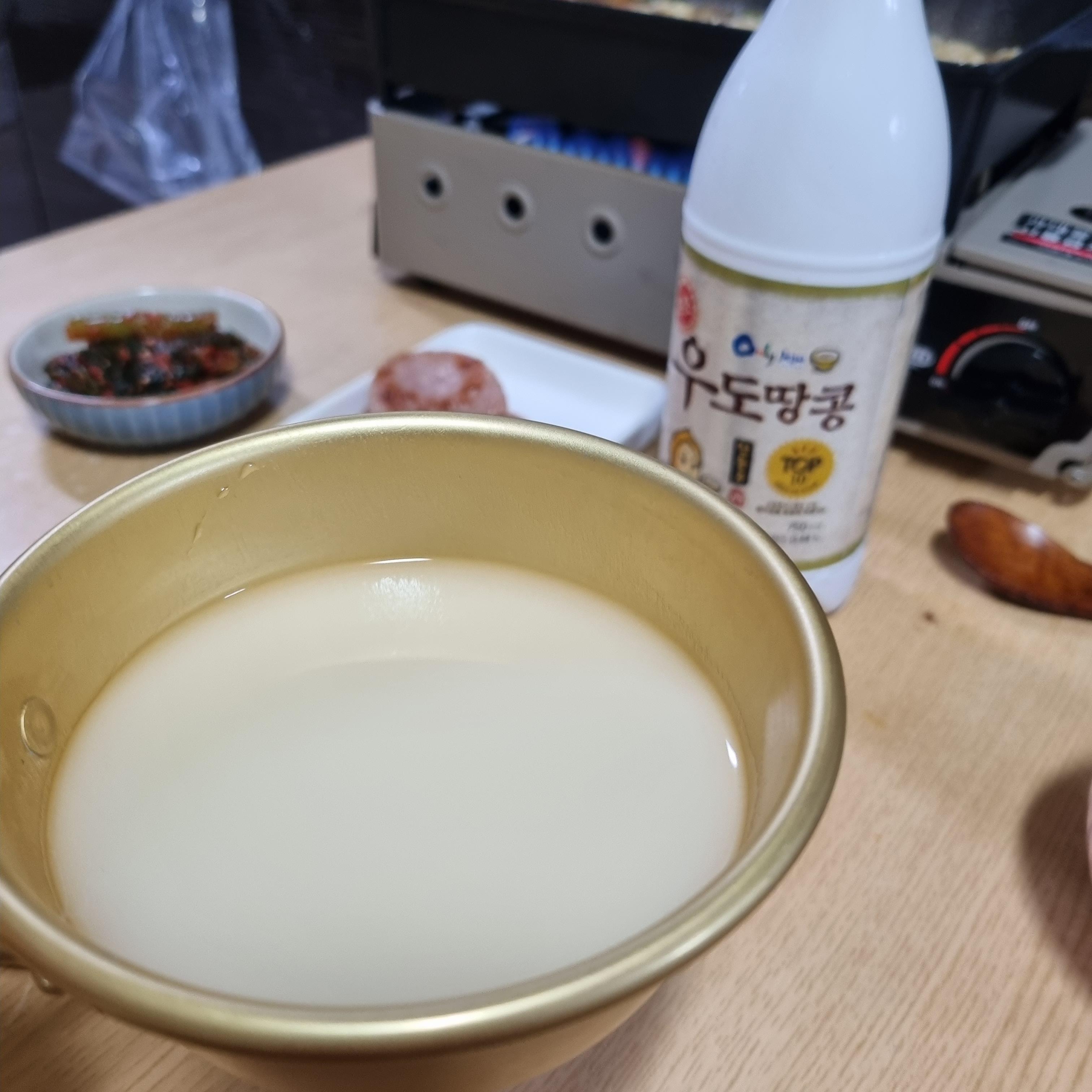 우도 땅콩 막걸리 시음