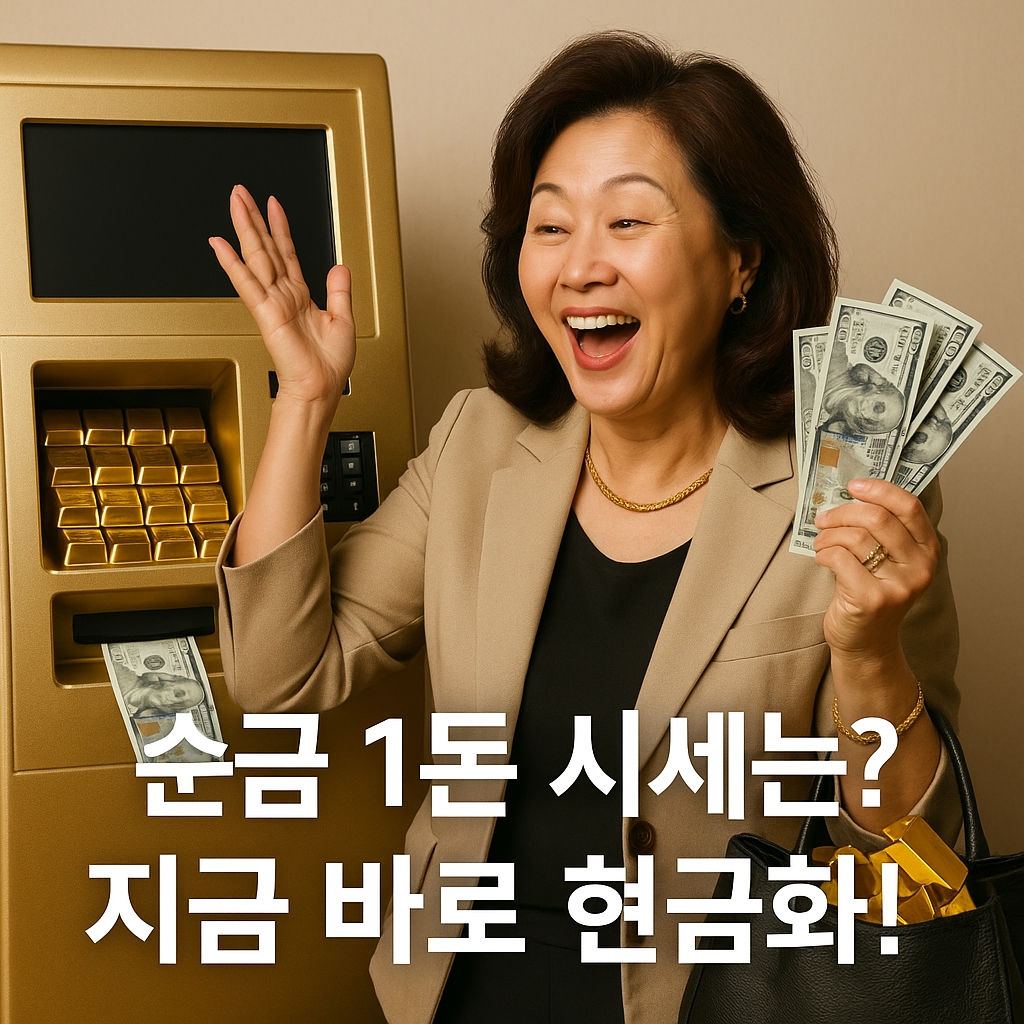 순금 1돈 시세는? 지금 바로 현금화