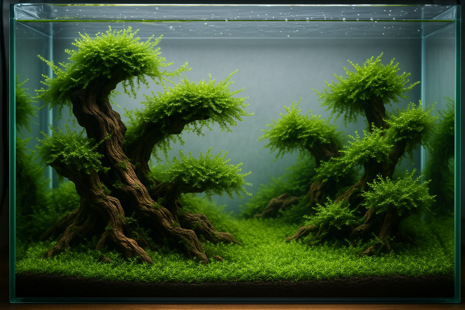 프리미엄 모스를 활용한 아쿠아스케이핑 사진