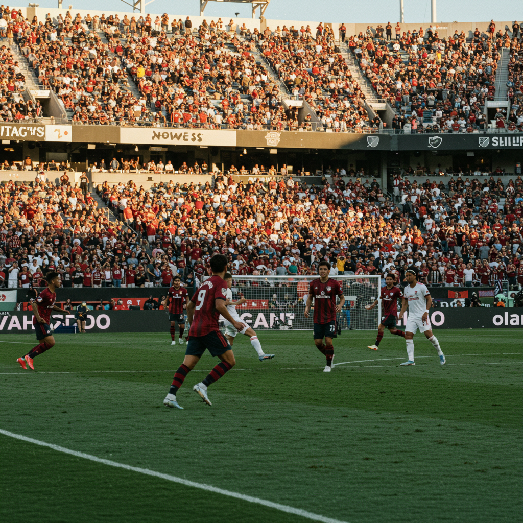  MLS 경기 공 소유 모습