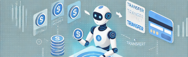 AI가 송금하는 듯한 모습