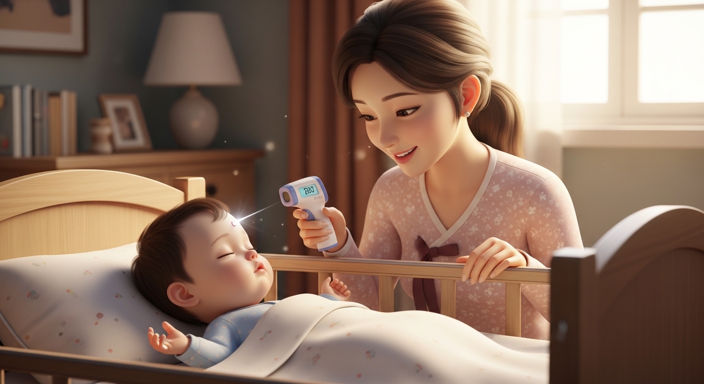 아기체온기준, 열성경련대처법