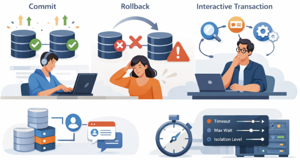 트랜잭션 삽화 이미지