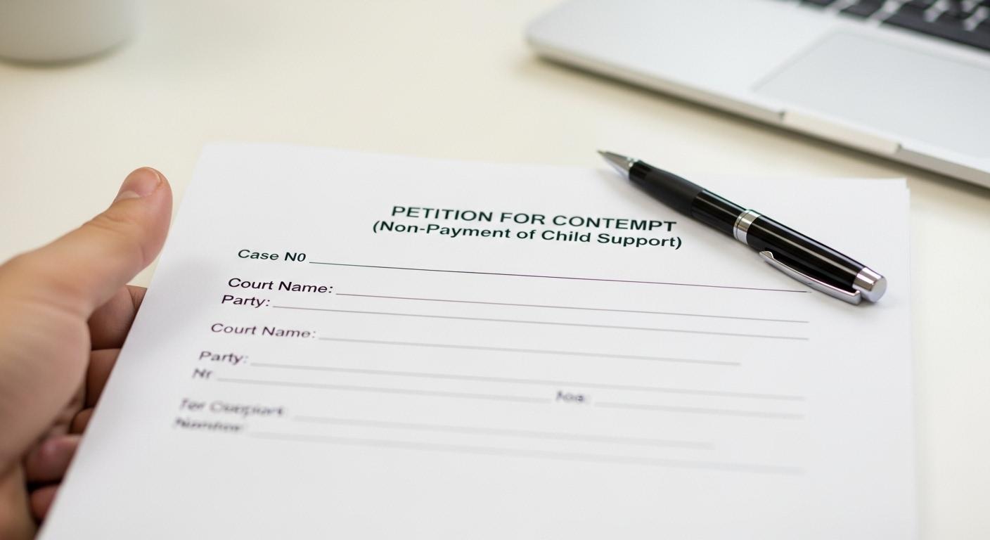 양육비 미지급 감치 신청하는법