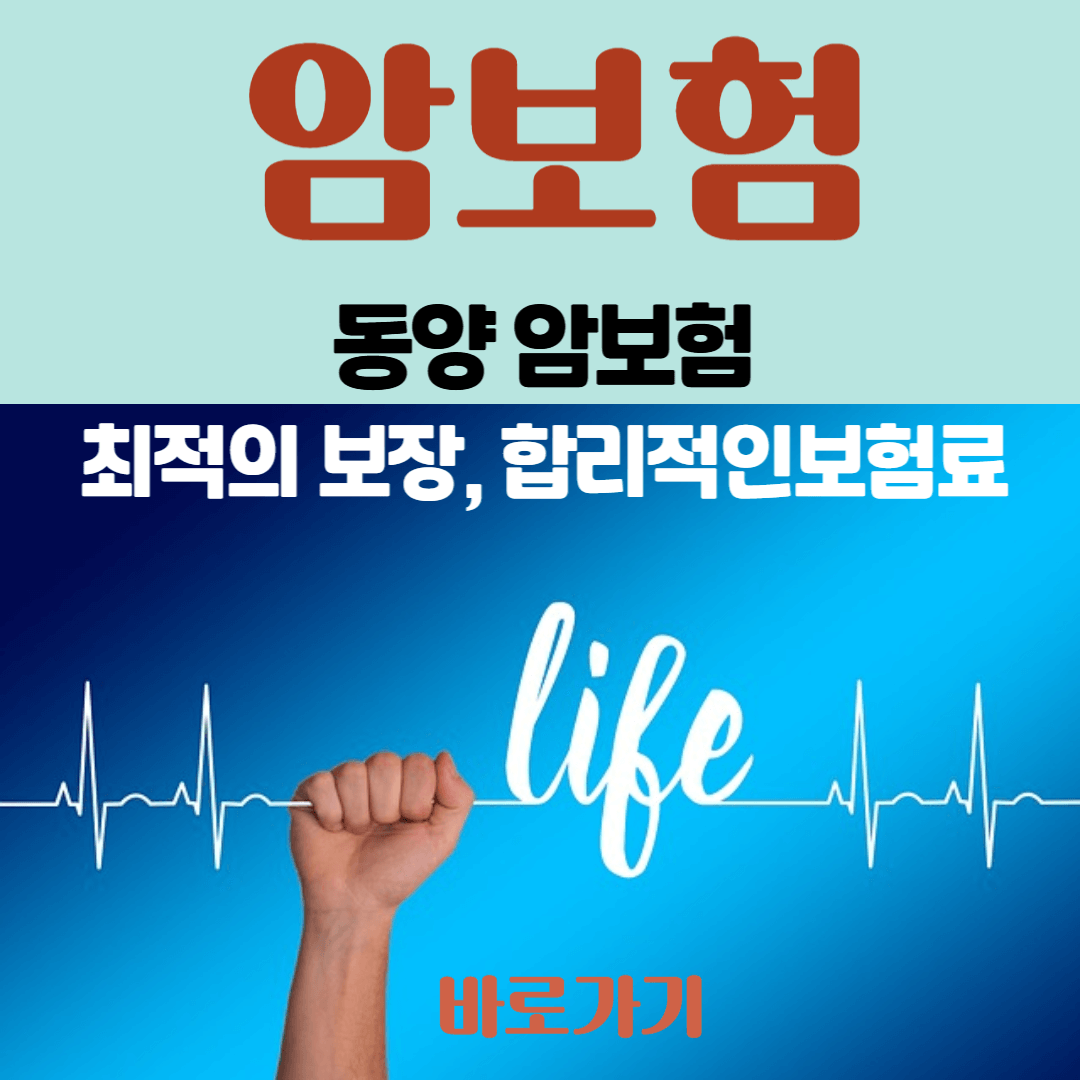 비갱신형 동양 암보험 : 폭넓은 보장,합리적인 보험료