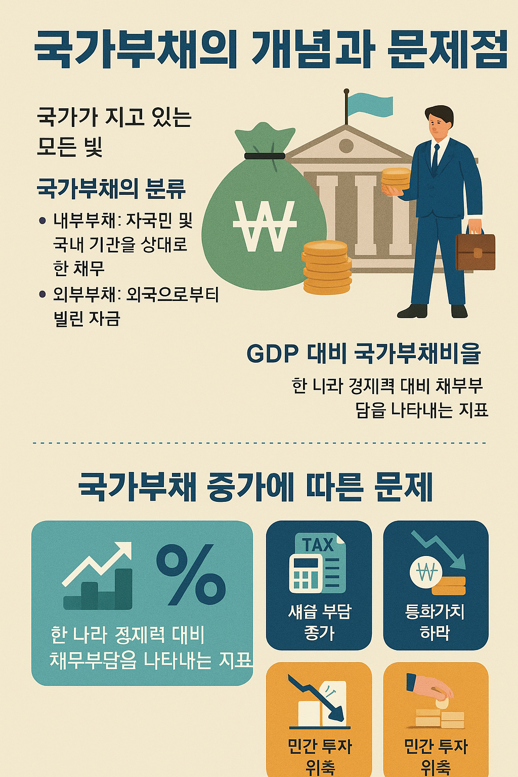 국가부채 의미 위험분석 사진