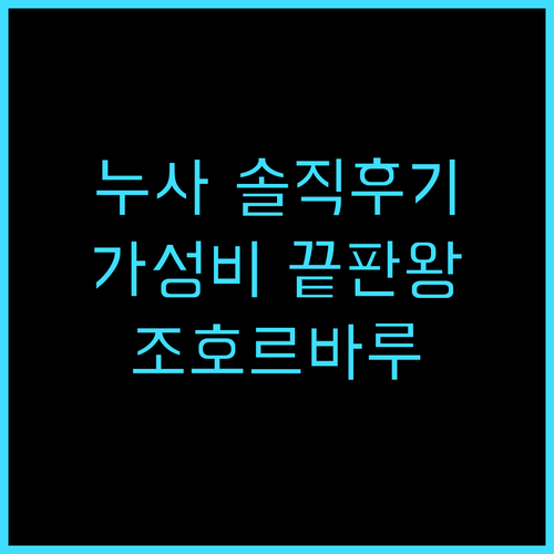 라벤다 인 누사 솔직 후기 가성비 끝..
