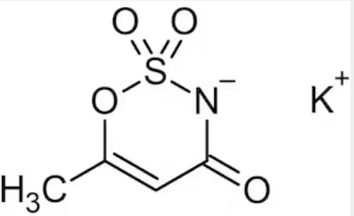 아세설팜칼륨-구조식