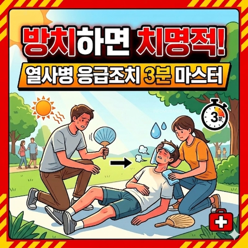 열사병 초기 증상 및 온열질환 응급 대응법