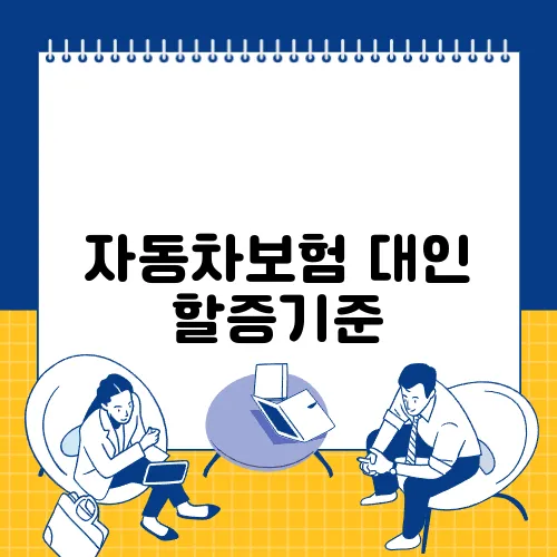 자동차보험 대인 할증기준