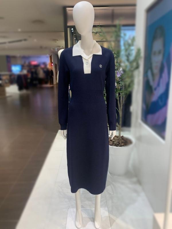 쥬시쥬디 J셔츠형슬림니트원피스 JWOP725A