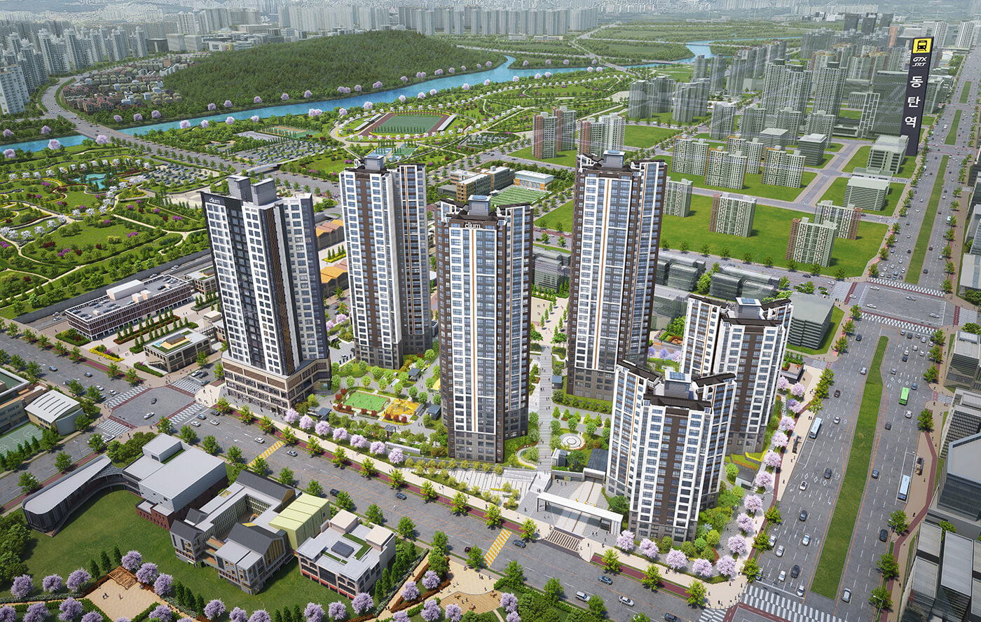 [5억 로또] 동탄역 대방 엘리움 더 시그니처 분양 일정, 모집공고, 모델하우스, 분양가, C18블럭