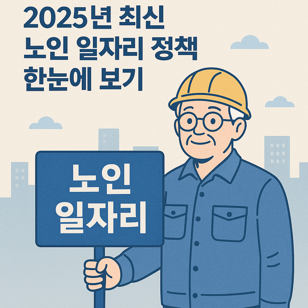 2025년 최신 노인 일자리 정책 한눈에 보기 관련 사진