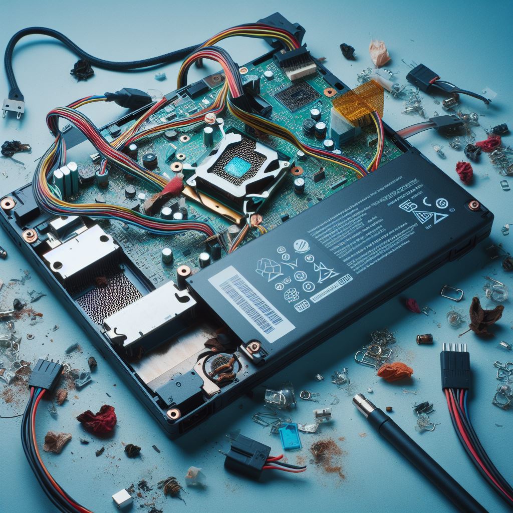 전기 스파크 이후 파워서플라이어 점검과 교체 필요 상황