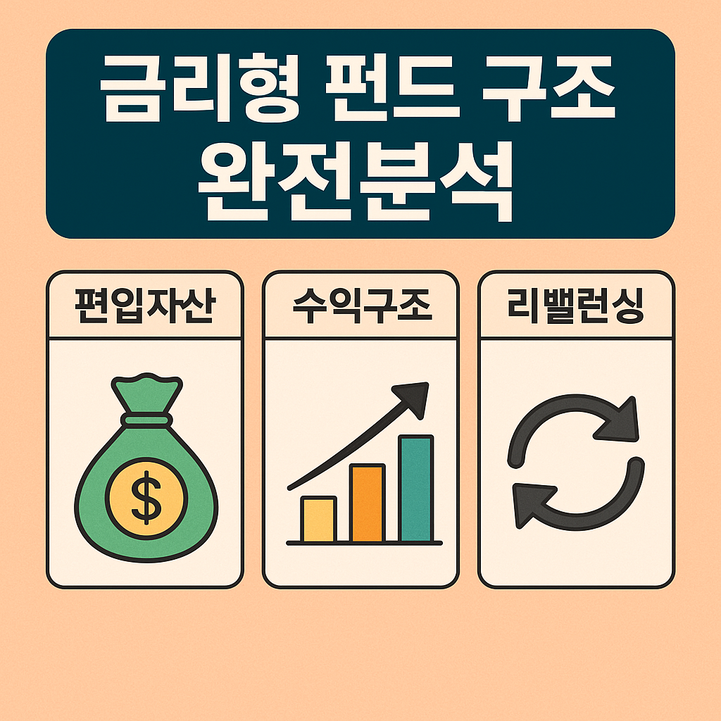 금리형 펀드 구조 완전분석 이미지