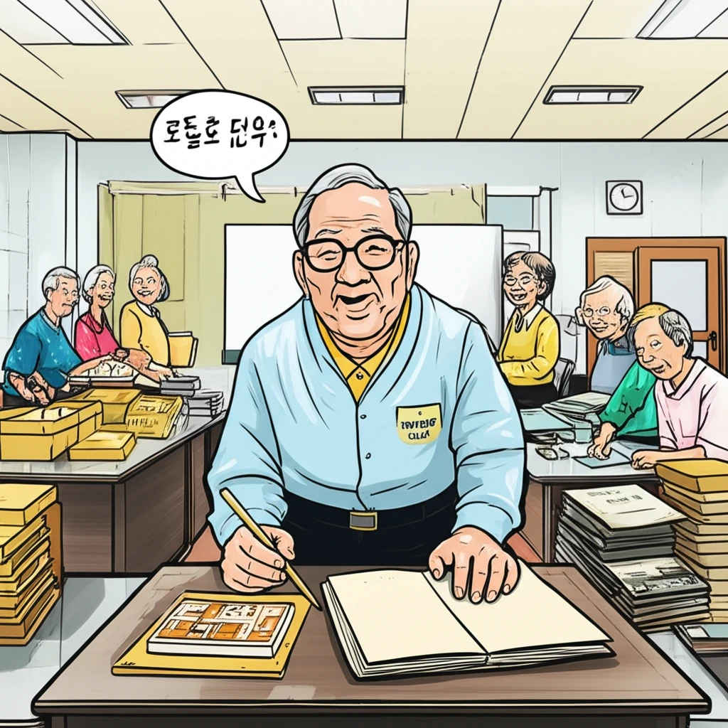 옥천군 시니어클럽 노인 일자리 및 사..