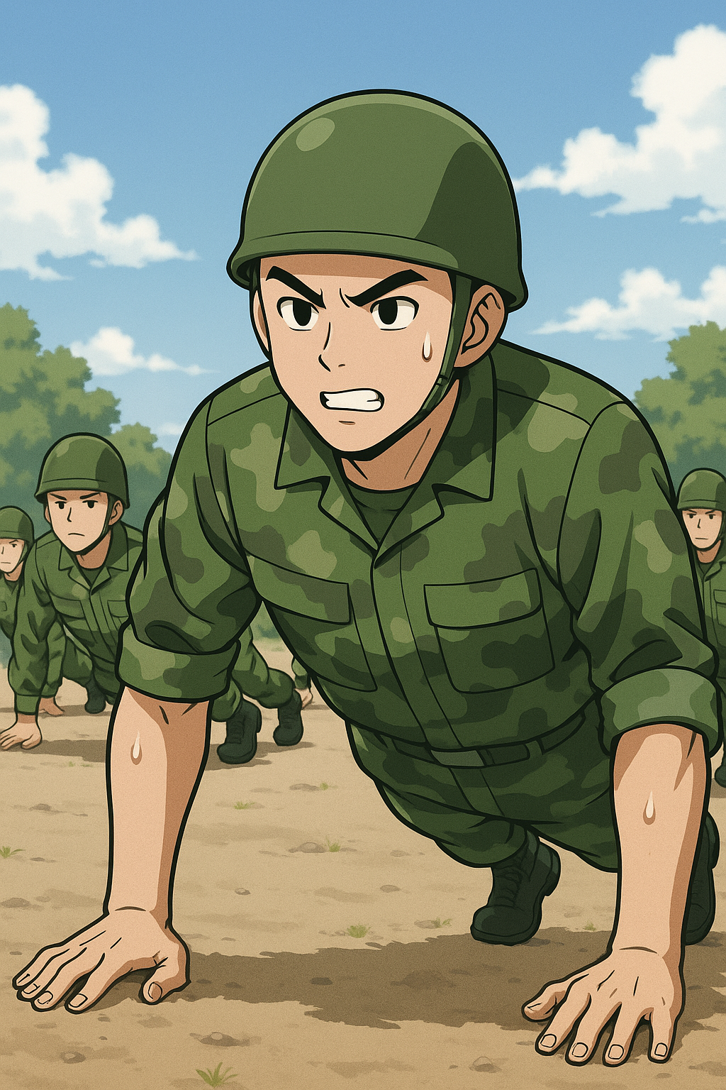 논산훈련소 훈련 장면