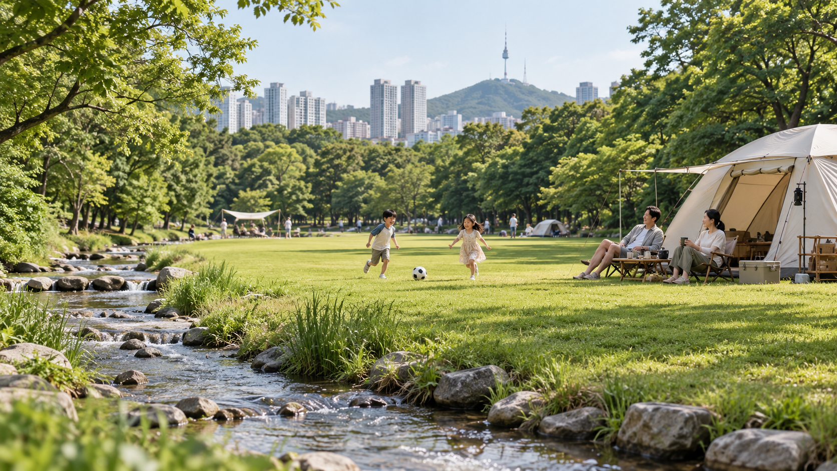 초안산캠핑장 T3가 좋을까?｜테라스&middot;파크&middot;힐링 자리 고르기 전 차이