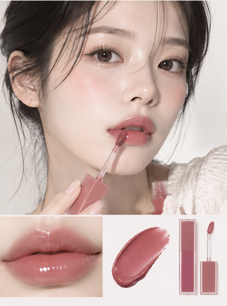 발색을 보여주는 클로즈업