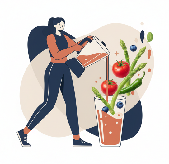 빼빼 주스로 독소 잡기