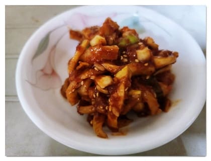 무말랭이무침12