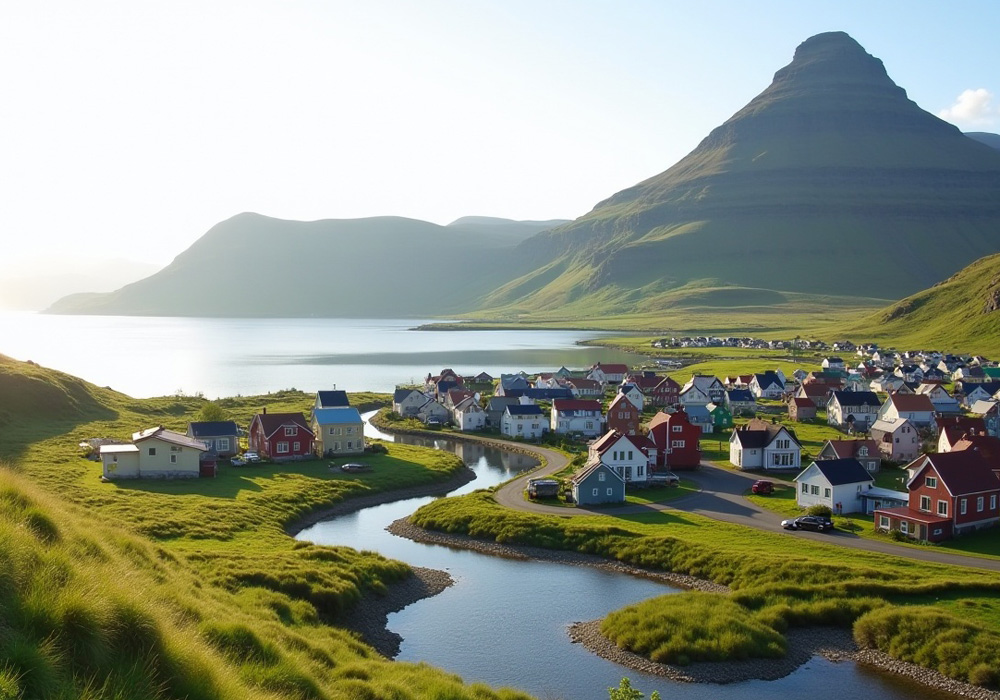 아이슬란드 그룬다르피요르드 전경