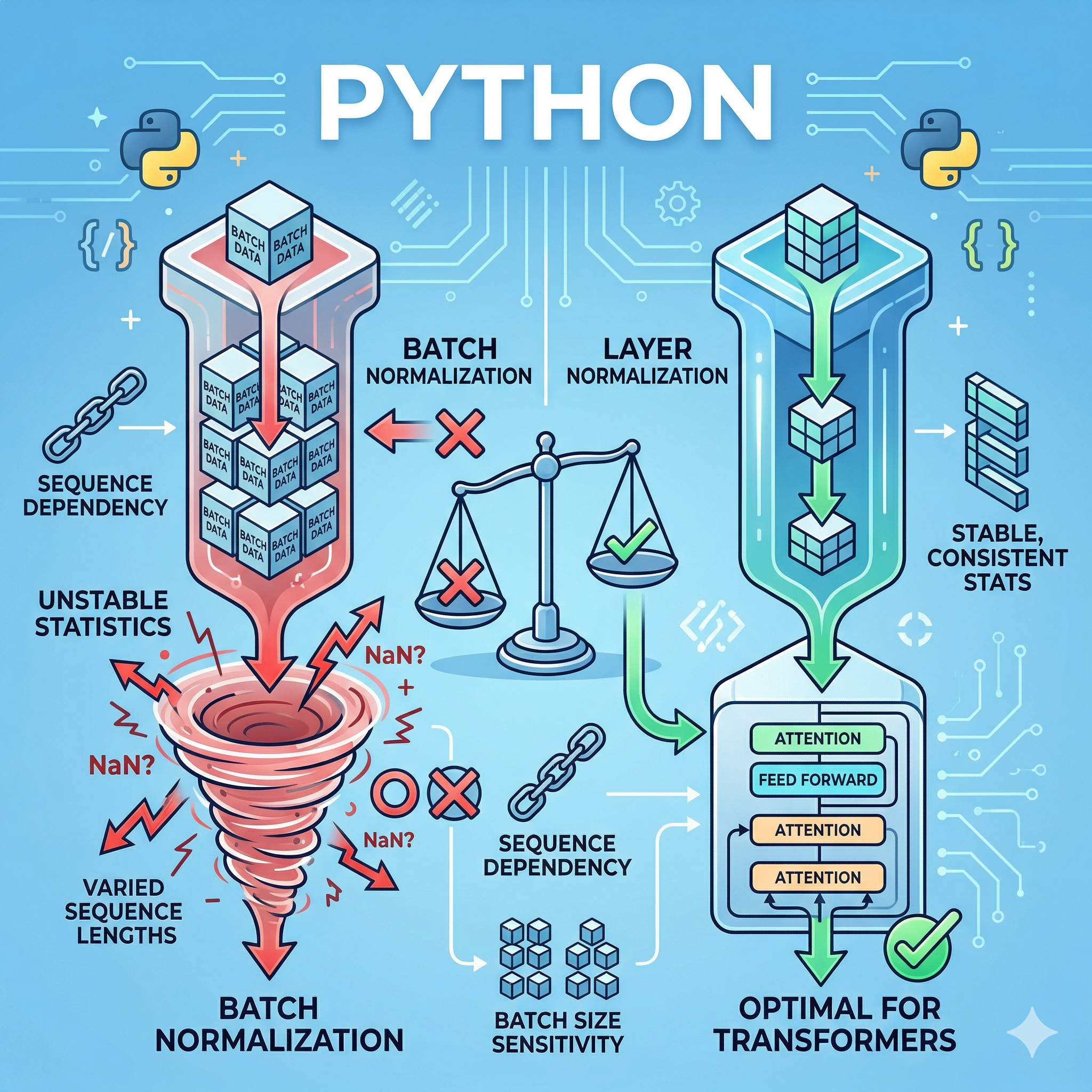Layer vs Batch Normalization