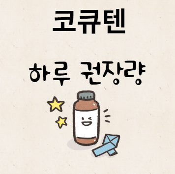 코큐텐 하루 권장량