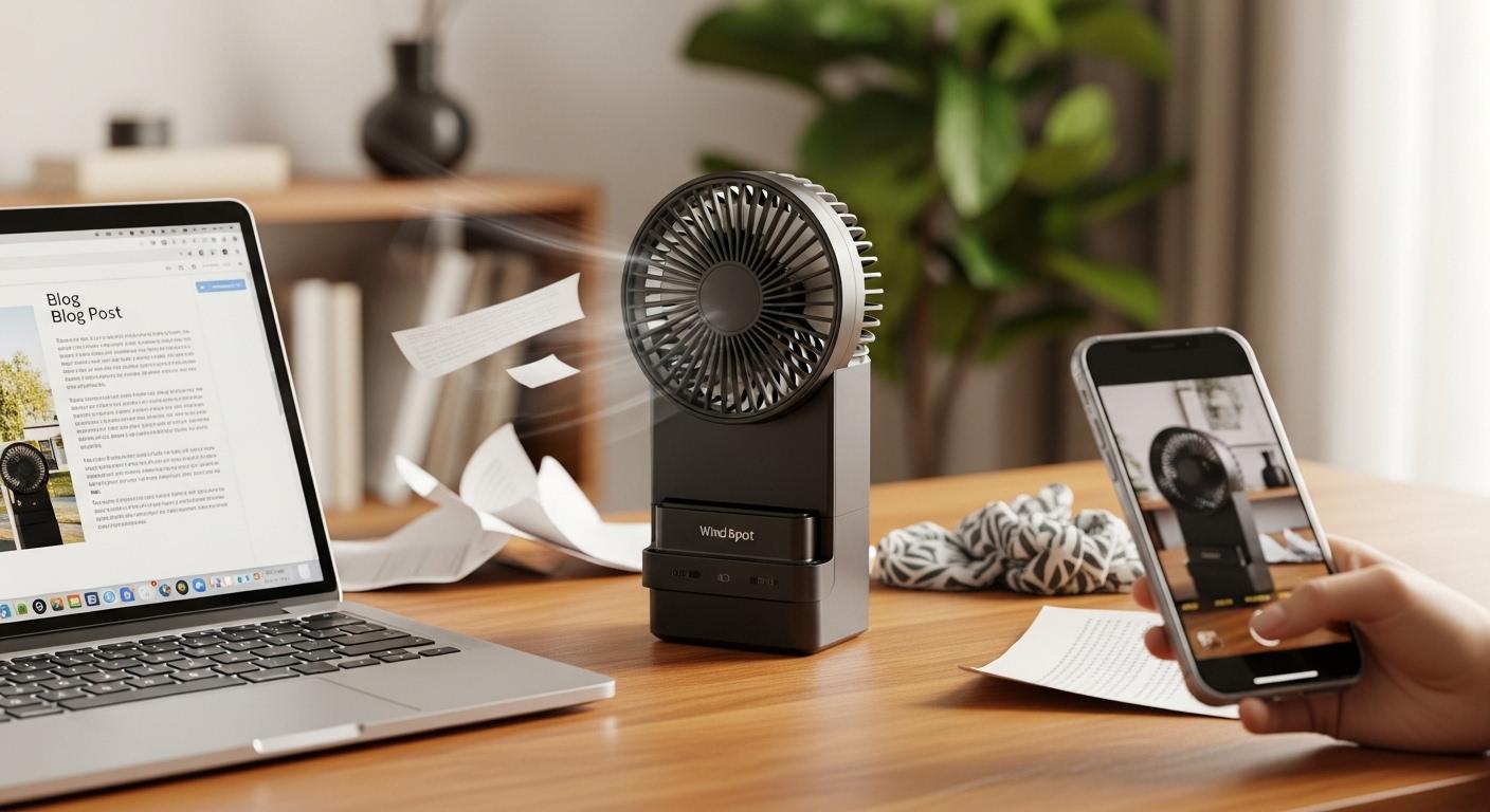 바람 사각지대 무선 선풍기 내돈내산 후기