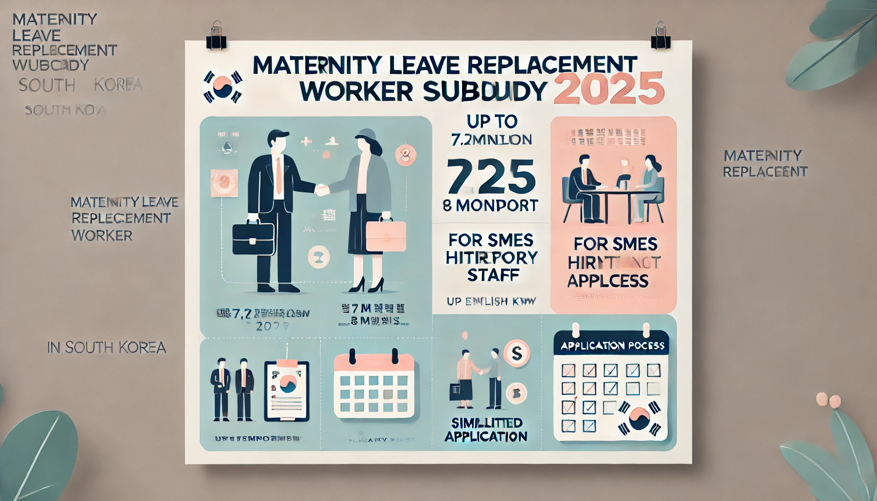 출산 휴가 대체 인력