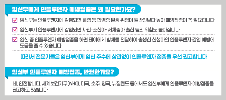 임산부 독감주사